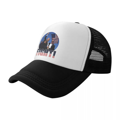 Trump Assassination Attempt Trucker Hat "Fight"